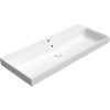 Раковина GSI Nubes 9624111 подвесная, 120x46 см, Bianco lucido (Белый глянец)