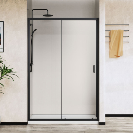 Душевая дверь 120 см Vincea City VDS-5CT120CLB прозрачное