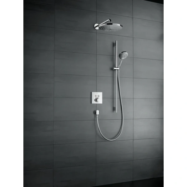 верхний душ с держателем hansgrohe raindance select s 2jet 27378000