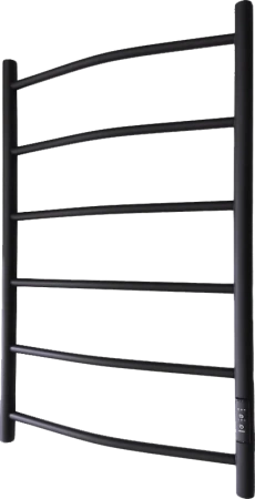 Полотенцесушитель электрический Маргроид Вид 4 СНШ 80x50 R черный матовый Полотенцесушитель электрический Маргроид Вид 4 СНШ 80x50 R черный матовый