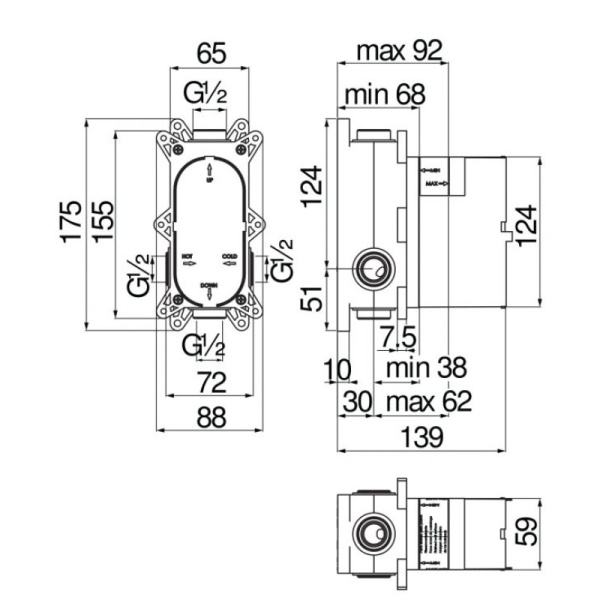 внутренняя часть nobili rubinetterie we81100