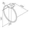 полотенцедержатель am.pm inspire v2.0 a50a34400 кольцо