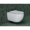 унитаз ceramicanova long cn3015 подвесной, с сиденьем микролифт, белая