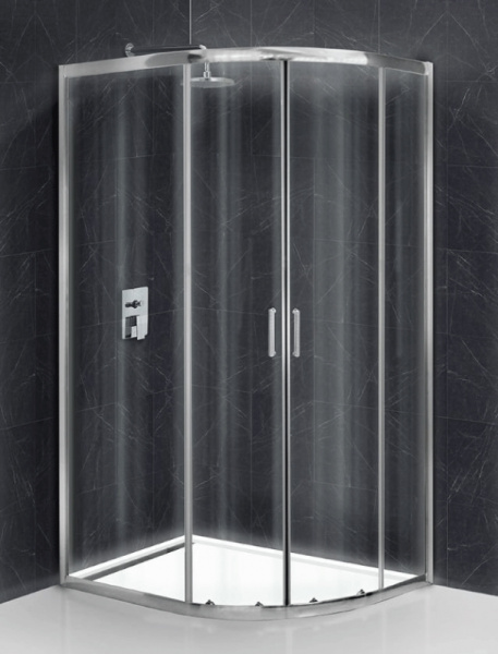 душевой уголок belbagno uno-195-rh-2-120/80-c-cr 120х80 профиль хром стекло прозрачное