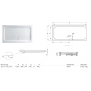 душевой поддон bette bettesupra 5870-000 ar 120×80 см, прямоугольный, белый
