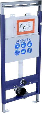 инсталляция aquatek easy fix ins-0000009 для унитаза без клавиши смыва