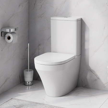 унитаз компакт am.pm inspire ck50c1704w с гигиеническим душем и ершиком с бачком и сиденьем микролифт