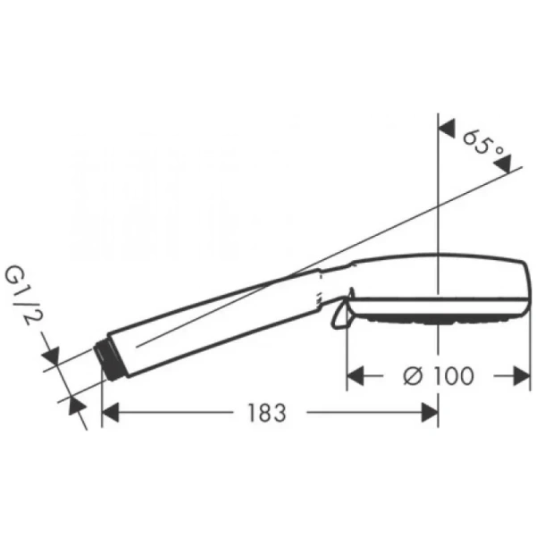 душевая лейка hansgrohe crometta 100 vario 26834400