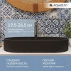 раковина накладная 60 см aqueduto espiral esp0240 черный матовый