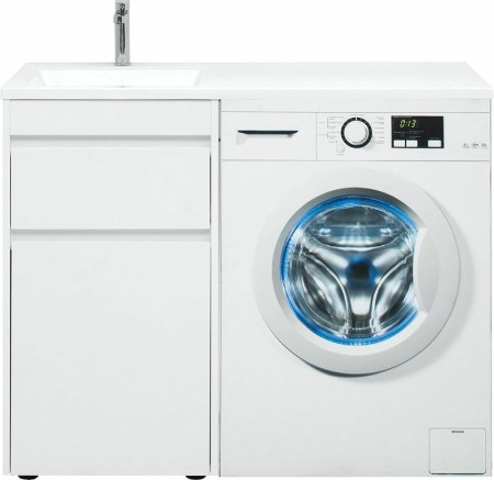 тумба с раковиной aquanet токио 110 l 239298 белая