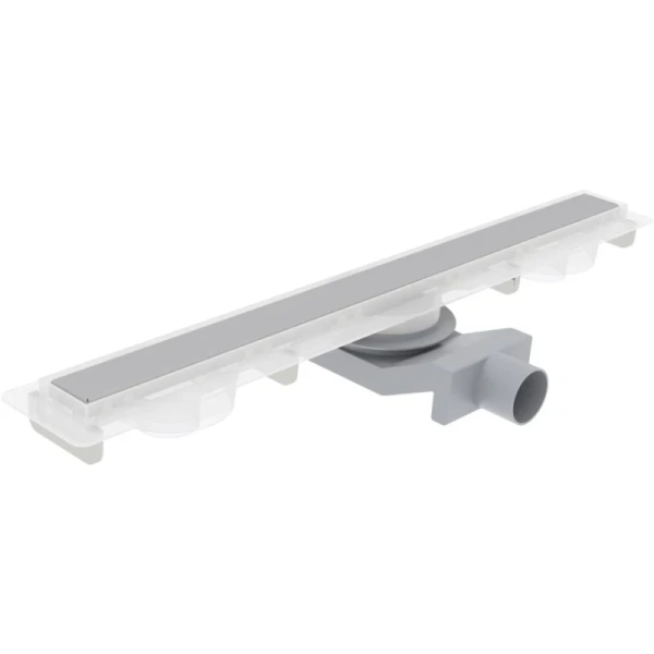 душевой трап (лоток) plumberia selection modular psm70mt 70 см, с решеткой, 2 в 1 под плитку, нержавеющая сталь