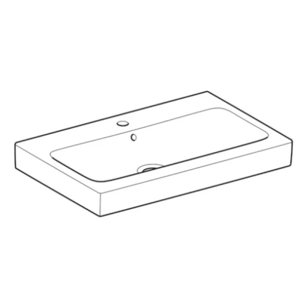 раковина подвесная 75 см geberit icon 124075000