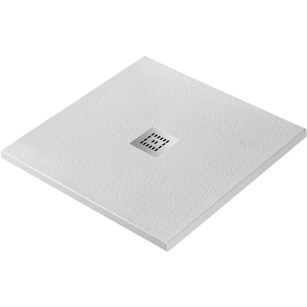 душевой поддон из искусственного камня belbagno uno 90x90 tray-mr-uno-a-90-35-w-cr белый