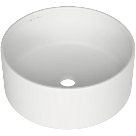 Раковина накладная Aqueduto Espiral ESP0120 Ø40 см, белая матовый