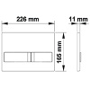 комплект унитаза с инсталляцией berges ego xl rimless 043203 с сиденьем микролифт и клавишей смыва хром