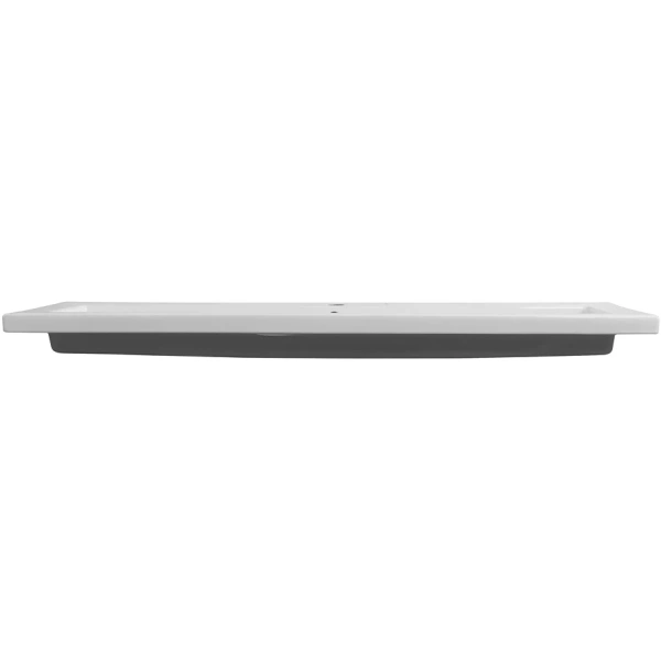 раковина cezares czr-8070-120 121x46 см, накладная, белый
