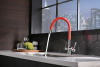 смеситель для кухни lemark comfort lm3075c-red хром красный