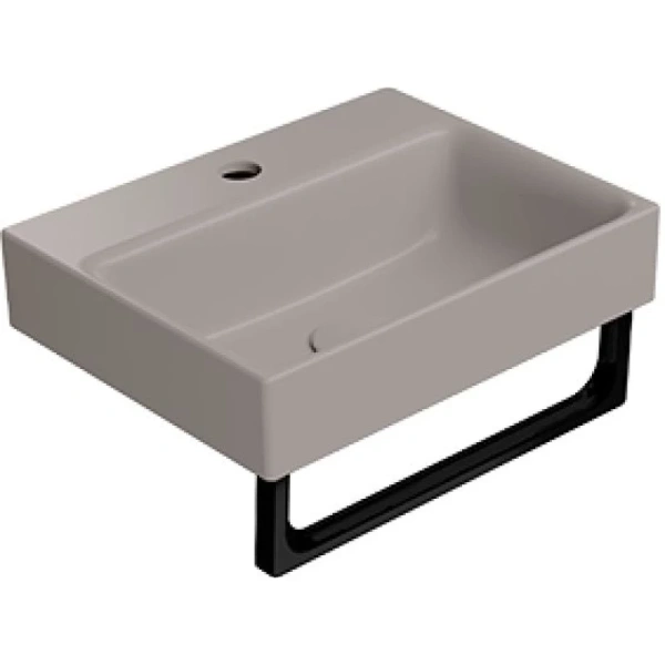 раковина gsi nubes 9684105 накладная, 40x32 см, tortora opaco (коричневый матовый)