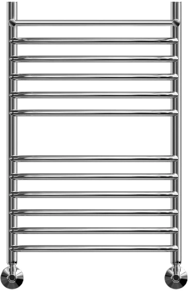 полотенцесушитель point альфа pn05148sp водяной, с полкой, 40x80 см, хром
