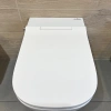 унитаз uni-flow mi smart ch10166zr подвесной, в комплекте с крышкой-биде и пультом ду управления, белый