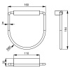 Кольцо для полотенца Ideal Standard Connect N1384AA