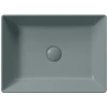 раковина gsi kube x 942904 накладная, 50x37 см, agave opaco (зеленый матовый)