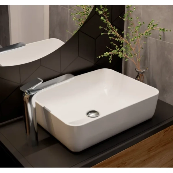 смеситель для раковины aquame como aqm6514cr без донного клапана, хром