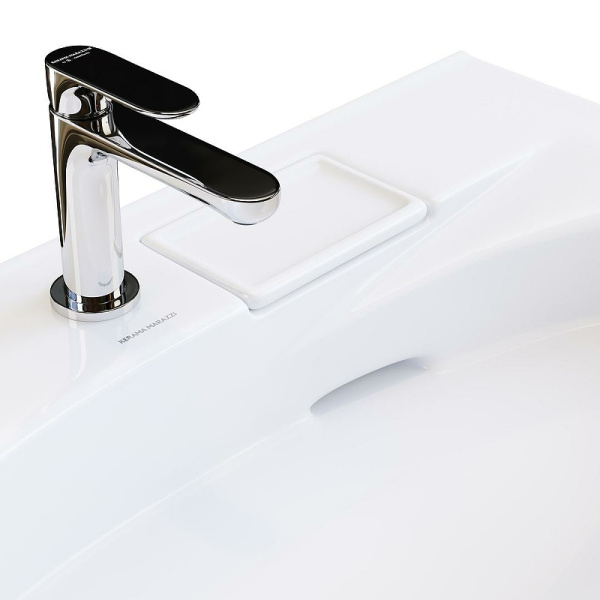 раковина kerama marazzi riva 80 rv.wb.80 белая глянцевая