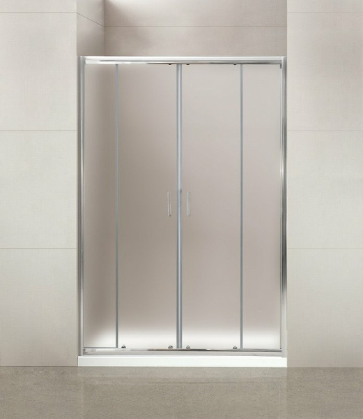 душевая дверь belbagno uno 180 uno-195-bf-2-180-p-cr профиль хром, стекло рифленое