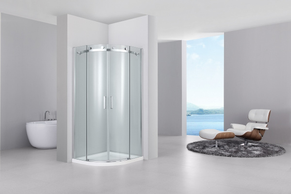 душевой уголок black&white stellar wind s201-90×90 профиль серебристый хром стекло прозрачное