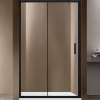 Душевая дверь Vincea Garda 135 VDS-1G135CLB профиль черный, стекло прозрачное