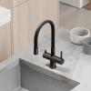 смеситель для кухни sancos lucia sc4004gg вороненая сталь черный