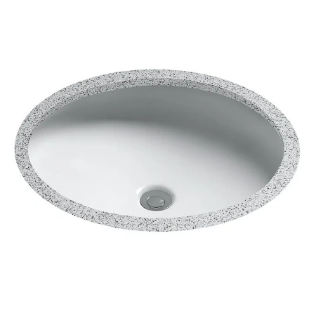 Раковина TOTO Public LT181 встраиваемая снизу, 54x46 см, белая