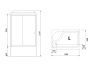 душевая кабина royal bath rb 8120bp3-wt l