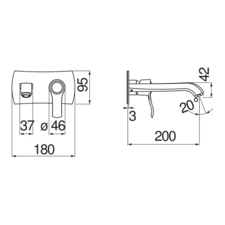 смеситель для раковины nobili sofi si98198/1br ancient bronze