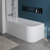 ванна акриловая угловая belbagno bb712-1500-730-l