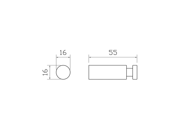 Крючок для ванной WONZON & WOGHAND Easy Хром (WW-8105-2)