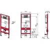 комплект подвесной унитаз berges ego xl 082118 + система инсталляции tece 9400413