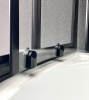 душевой уголок royal bath вк 120×80 rb8120bk-t-bl-l профиль черный, стекло прозрачное