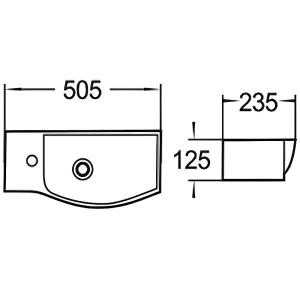 раковина weltwasser aisbach 7950 gl-wt l 50 10000008692 белая глянцевая