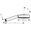 душевая лейка hansgrohe pulsify 105 1jet 24120670
