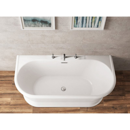 акриловая ванна belbagno bb408-1500-800 150х80 без гидромассажа
