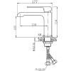 смеситель для раковины agger magic a3012100 цвет хром