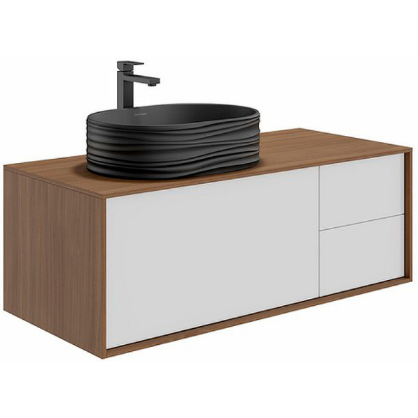 раковина kerama marazzi artbasin sabbia 50 sa.wb.50\blk.m черная матовая