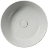 раковина gsi kube x 942717 накладная, ø45 см, cenere opaco (серый матовый)