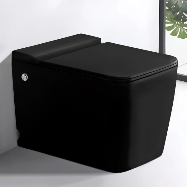 унитаз ceruttispa maiella pulse mb ct10197 приставной, с импульсным смывом, с сиденьем микролифт черный матовый