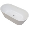 акриловая ванна cerutti spa resia 168x73 7388 белая
