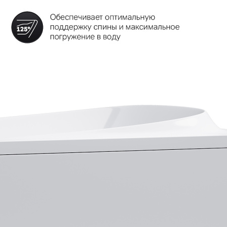 акриловая ванна am.pm sensation 170x75 без гидромассажа