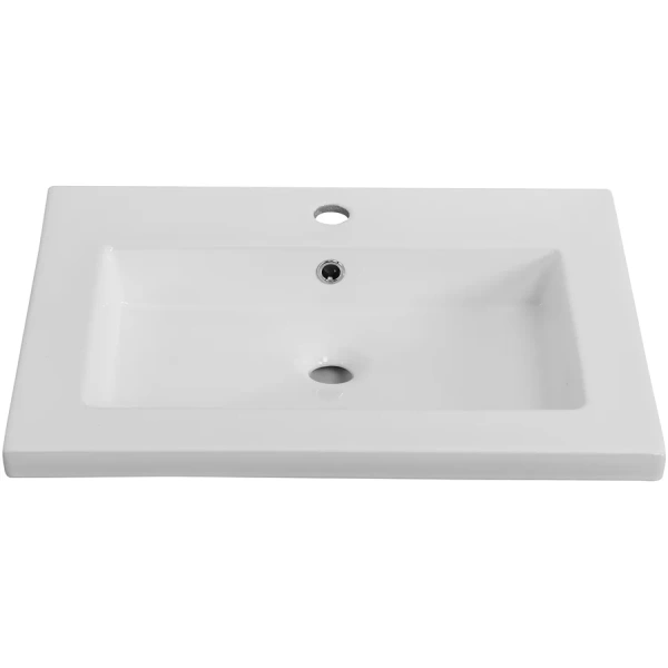 раковина cezares czr-8070-60 61x46 см, накладная, белый