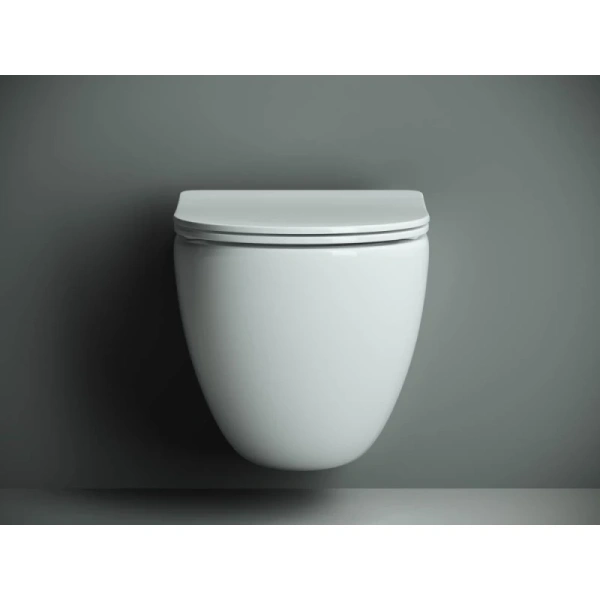 унитаз ceramicanova mono cn1905 подвесной, с сиденьем микролифт, белая